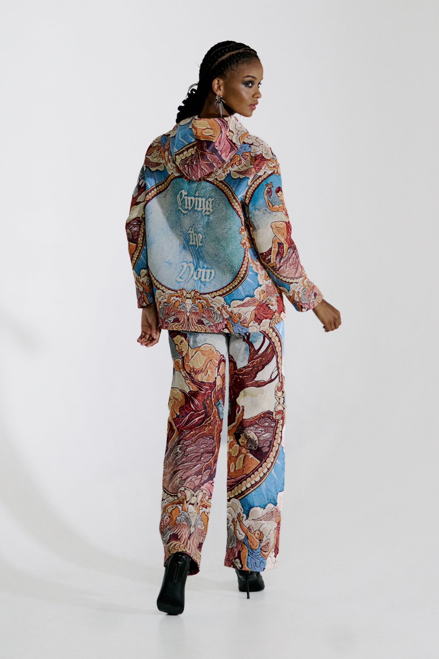 Baroque Demigod Woven Hoodie and Pants Set