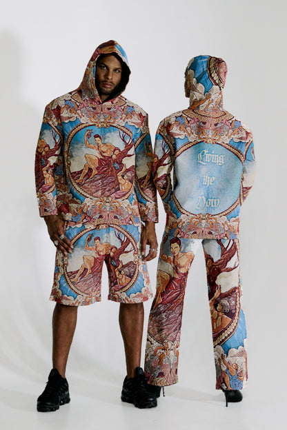 Baroque Demigod Woven Hoodie and Pants Set