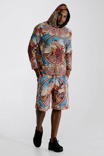 Baroque Demigod Woven Hoodie and Pants Set